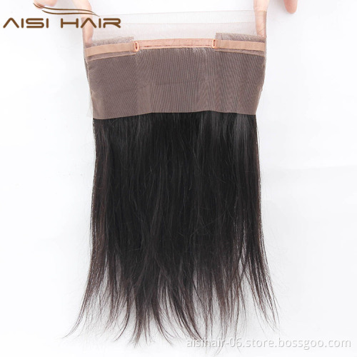 Aisi Hair 2018 New Arrival Indian Hair Raw Unprocessed  360 Lace Frontal Wig